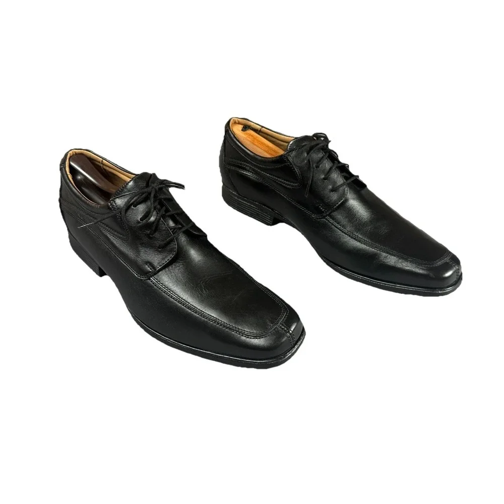 Belvedere Studio Roma Dress Shoe 11.5 D Black Leather Made In Brazil